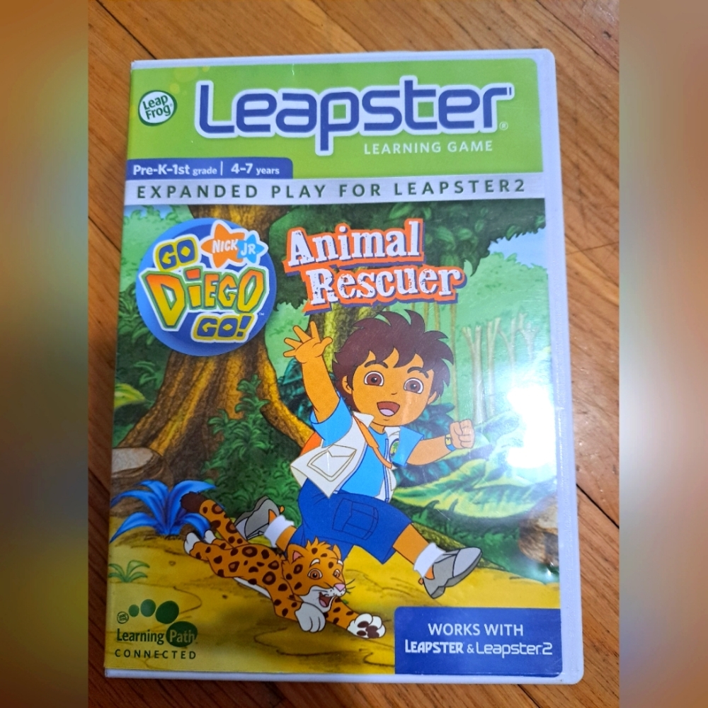 Leapster Nick Jr. Go Diego Go! Animal Rescuer Game